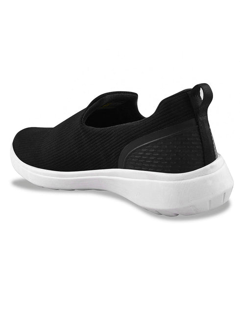 CAMP WAY Black Men's Walking Shoes
